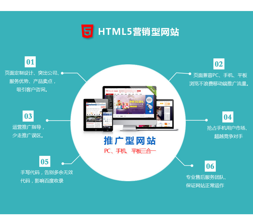 营销型网站建设html5响应式网站开发公司企业官网建站制作