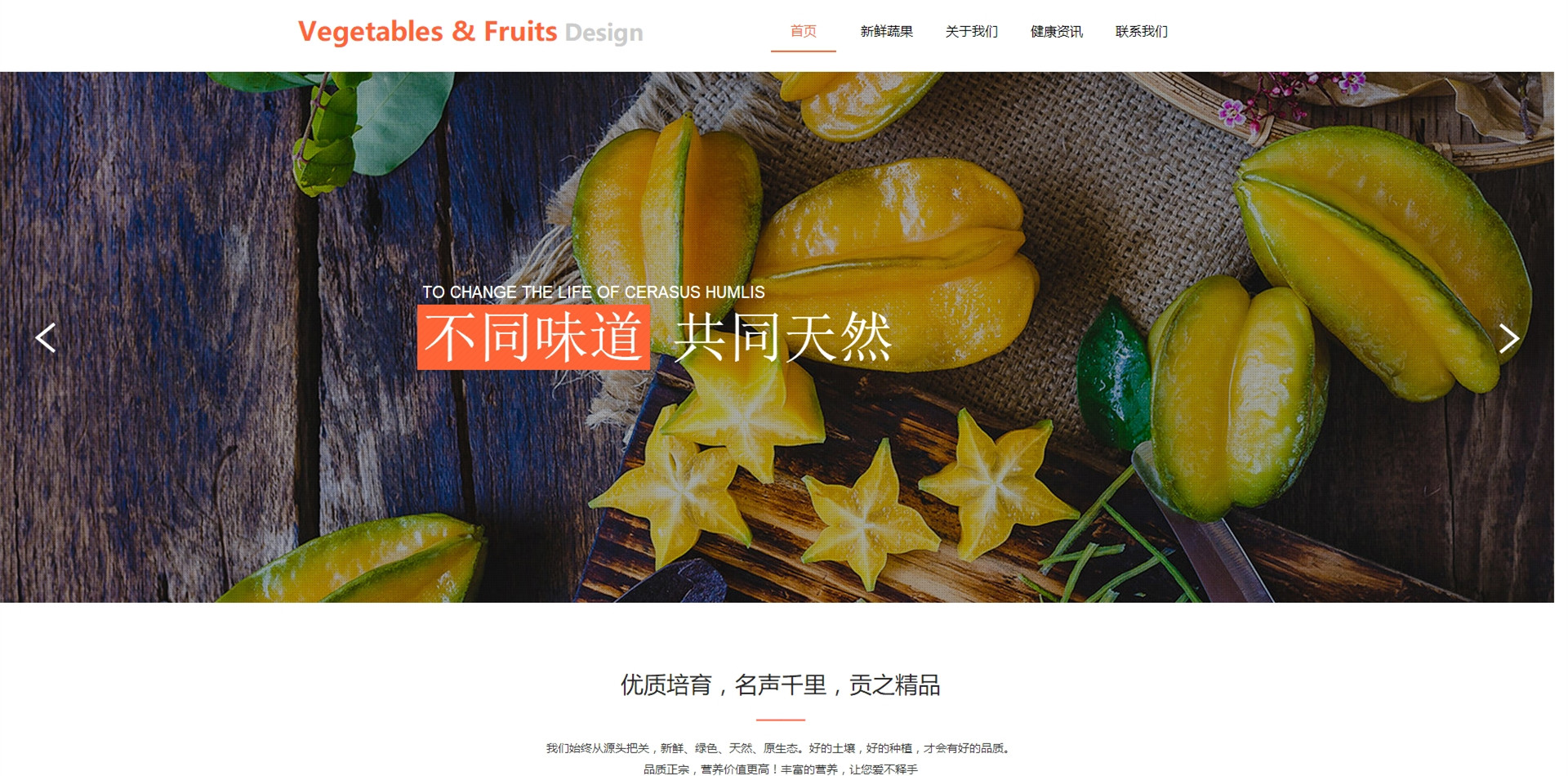 西安网站设计-Vegetables