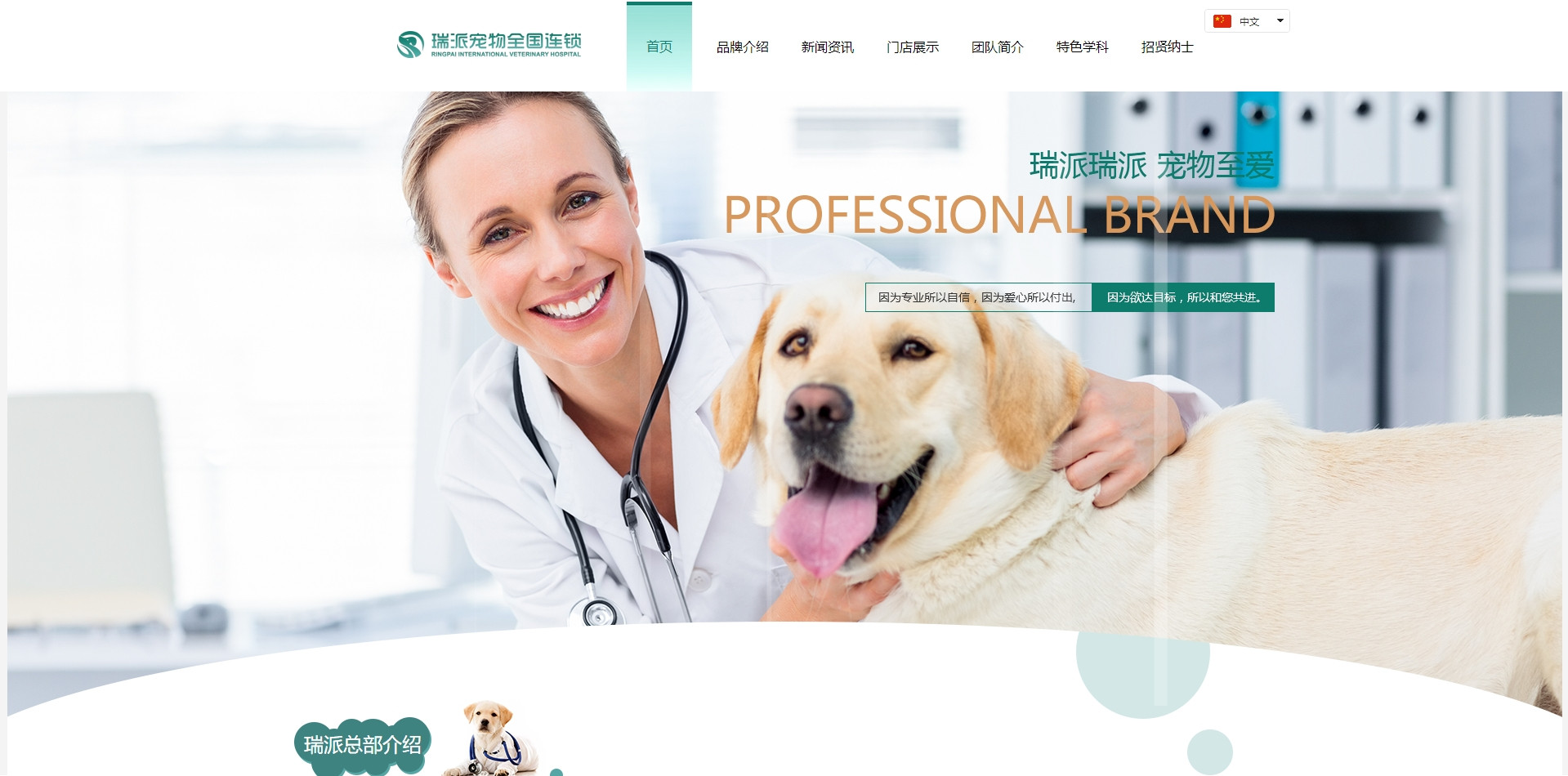 西安网站建设-瑞派宠物医院管理有限公司